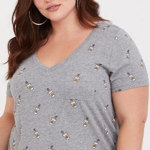 Grey Pumpkin Spice Classic Fit Tee